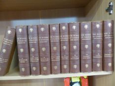 Dickens (Charles) The Works, The Gresham Publishing Company Limited, 20 vols, quarter brown