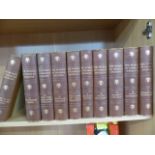 Dickens (Charles) The Works, The Gresham Publishing Company Limited, 20 vols, quarter brown