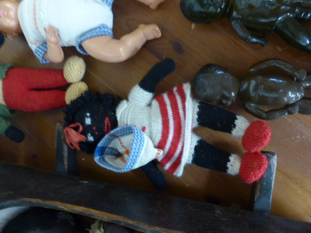 1950's Pedigree black doll, two similar and collection of vintage dolls to include Royal Doulton - Image 5 of 10
