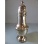 Silver sugar shaker Birmingham 1957 by Adie Brothers Ltd (total weight approx 85g)