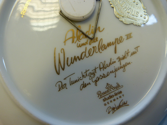 Cabinet and collector plates to include Royal Doulton, Susie Cooper, VeRouen Longwy plate, Mintons - Image 3 of 9