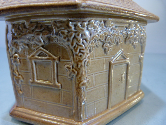 Early 19th Century Brampton Pottery house - Salt glazed and decorated with vine leaves. - Image 7 of 9