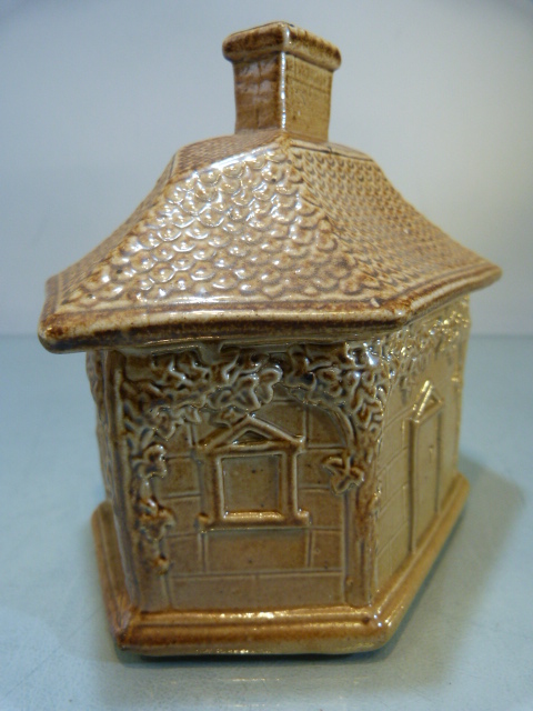 Early 19th Century Brampton Pottery house - Salt glazed and decorated with vine leaves. - Image 4 of 9