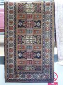 Beige ground Rug/Runner 273 x 91 cm approx