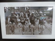 Reproduction photograph of the Tour De France 1920's.