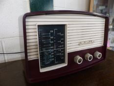 Vintage 'His Master's Voice' Radio, model no.1373 (A/F)