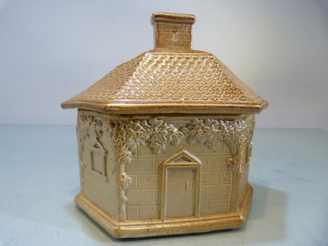 Early 19th Century Brampton Pottery house - Salt glazed and decorated with vine leaves.
