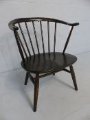 Small Ercol nursing chair