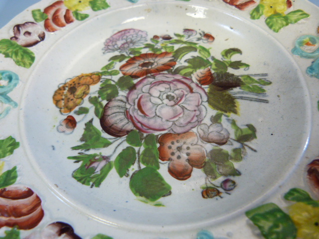 Staffordshire Lustre childrens plates c.1800's. 6 Various plates depicting scenes. One of Windsor - Image 18 of 32