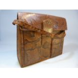 Vintage Python skin handbag