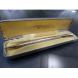 Hallmarked Silver Yard-o-Led Pencil by E Baker & Son, Birmingham 1969. Plaque is blank. In