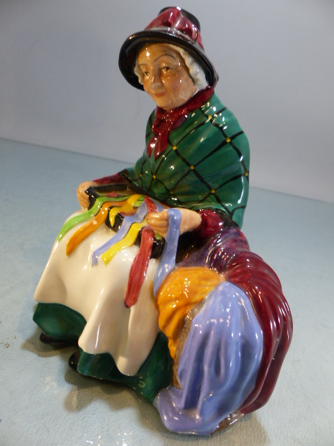 Royal Doulton figure of Silks and Ribbons lady - Image 3 of 6
