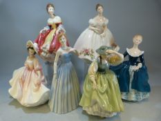 Large Collection of Royal Doulton Figures to include - Samantha, Enchanted Evening, Sunday Best,