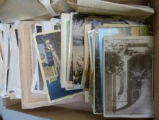 Collection of vintage postcards mainly souvenir.