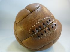 1950's Leather lace up football