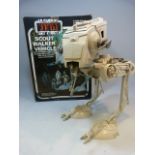 STAR WARS - Original boxed Scout Walker Vehicle with manual, missing top gun.