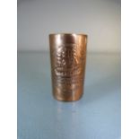 HMS Victory Edwardian Centenary copper walking cane Ferrule from Ships Copper.