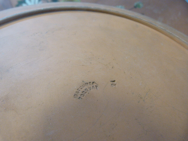 Large collection of Watcombe Pottery Redware (Terracotta) - Various plates and chargers. - Image 9 of 10