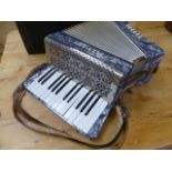 Vintage Cased Alvari accordion.