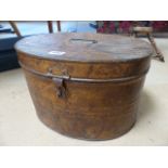 Victorian Tin Hat box