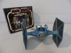 STAR WARS - Boxed Return of the Jedi 'Imperial Tie Fighter' Vehicle. with battle damage. Boxed