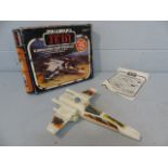 STAR WARS - 'Return of the Jedi' X-Wing fighter vehicle with battle damaged look feature. In