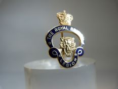 9ct Gold Hallmarked badge for the 'British Legion' 3.8g