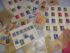 Collection of stamps many German