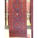 Red ground Meshwani Runner 255 x 69