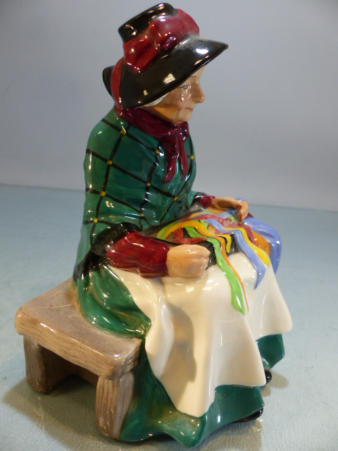Royal Doulton figure of Silks and Ribbons lady - Image 5 of 6