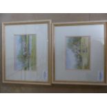 Shelia Fairman - Two watercolours signed and Framed