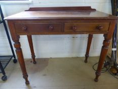 Mahogany hall table