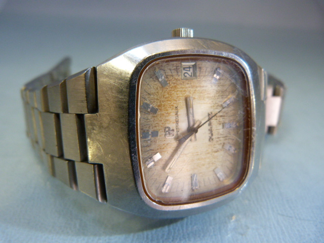 Girard Perregaux GP gents wristwatch quartz USA style (A/F) - Image 6 of 7