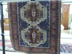 Old baluchi carpet 138 x 87.