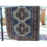 Old baluchi carpet 138 x 87.