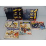 Motorised Meccano - Six boxed sets of Motorised Meccano