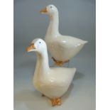 Polperro pottery geese designed by Paula Humphries