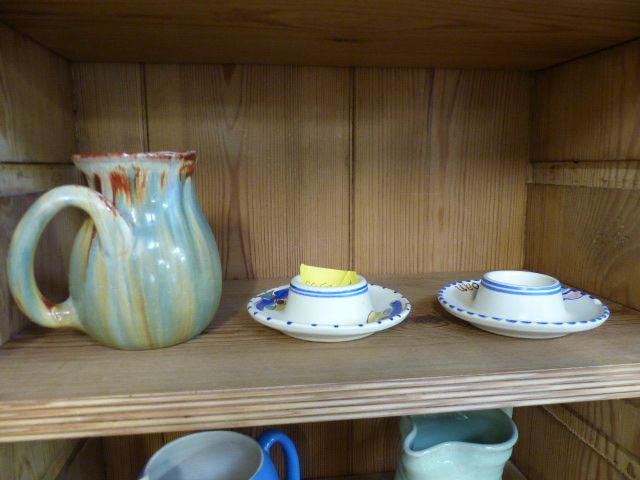 Collection of Studio pottery Jugs and Tankards - to include names such as Dicker, Glenny etc - Image 3 of 7