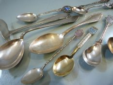 Collection of mostly silver teaspoons