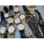 Collection of fashion and dress watches to include a Raketa USSR, Swiss Lucerne and a Louis Dino