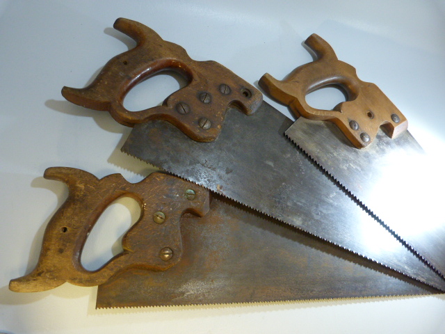 A Diston saw and two others