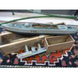 Model ship boxed