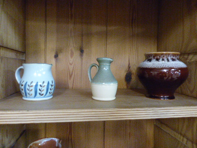 Collection of Studio pottery Jugs and Tankards - to include names such as Dicker, Glenny etc - Image 2 of 7