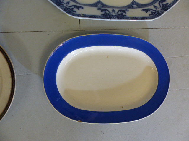 Large collection of various Meat Platters - Villeroy and Boch Mettlach, Booths Silicon china, - Image 3 of 12