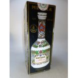 Metaxa Grand Olympian Reserve Greek Brandy. 40 year Celebration Porcelain Decanter. 40% 70cl