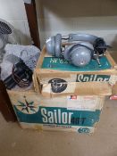 Sailor 46T Marine Receiver for Navigation and Communication along with matching Loudspeaker and