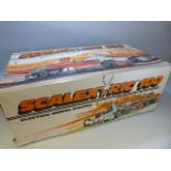 Scalextric 100 electric model racing in original box.