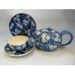 Danish Pottery 'Tea for One' by HAK (Herman A Kahler). Compromising of Sideplate, saucer, cup and