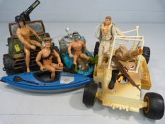 Selection of Action Man toys and various accessories
