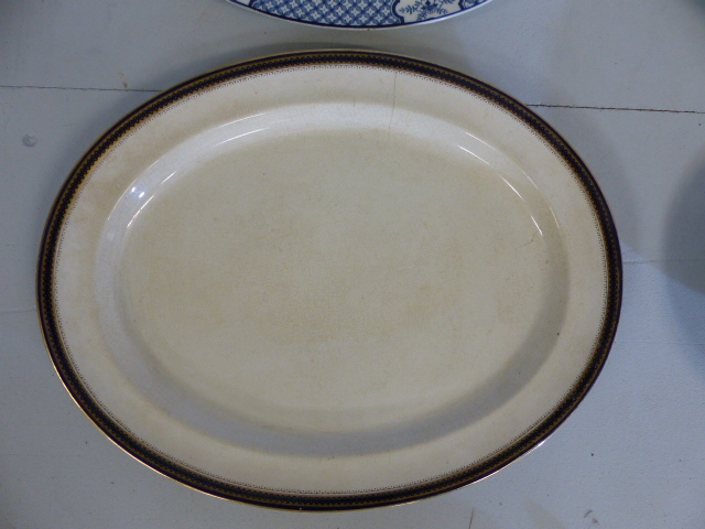 Large collection of various Meat Platters - Villeroy and Boch Mettlach, Booths Silicon china, - Image 2 of 12